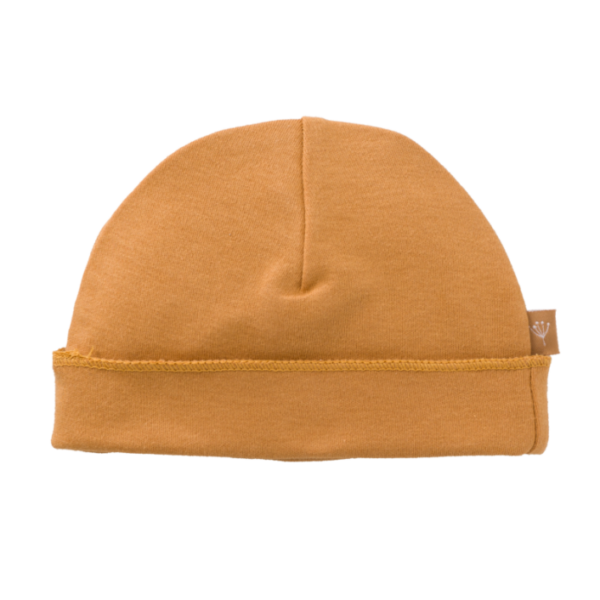 Fresk - Bonnet naissance moutarde