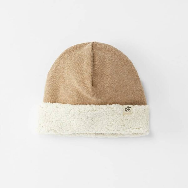 Cloby - Bonnet en teddy brun - 0-6 mois