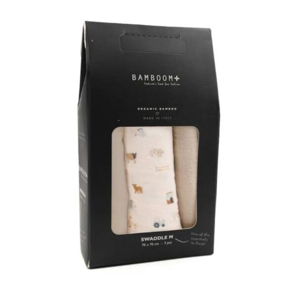 Bamboom - Set de 3 langes ferme