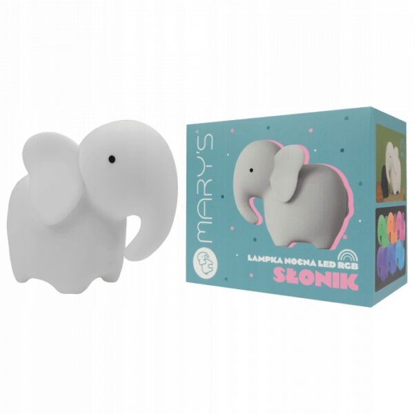 Mary's - Veilleuse éléphant blanc